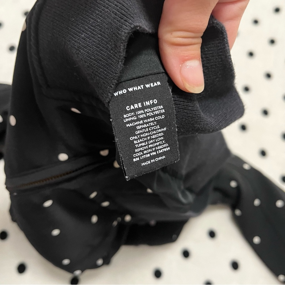 Who What Wear Polka Dot Jacket Size Small - Picture 6 of 6